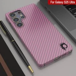 Punkcase Galaxy S25 Ultra Carbon Fiber Case [AramidShield Series] Ultra Slim & Light Kevlar [Pink] -Phone Vibe Shop 6 Carbon S25 Ultra 69e8be21 9c25 4848 b77e 2506f3f68fbf