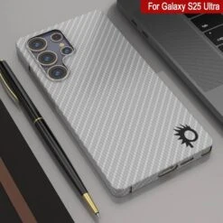 Punkcase Galaxy S25 Ultra Carbon Fiber Case [AramidShield Series] Ultra Slim & Light Kevlar [White] -Phone Vibe Shop 6 Carbon S25 Ultra feb15880 79cc 4a28 ac4a 0274e0d0a482
