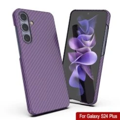 Galaxy S24 Plus Case, Punkcase CarbonShield, Heavy Duty & Ultra Thin Cover [shockproof][non Slip] [Purple] -Phone Vibe Shop 6 Carbonshield S24 Plus 060a10ca 1e3e 46cf 8209 64e94e67b749