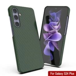 Galaxy S24 Plus Case, Punkcase CarbonShield, Heavy Duty & Ultra Thin Cover [shockproof][non Slip] [Dark Green] -Phone Vibe Shop 6 Carbonshield S24 Plus 6a49f836 632e 4946 9cdb cfab517805a0
