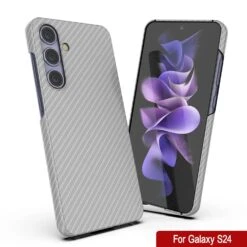 Galaxy S24 Case, Punkcase CarbonShield, Heavy Duty & Ultra Thin Cover [shockproof][non Slip] [White] -Phone Vibe Shop 6 Carbonshield S24 1bb2b282 d150 4960 8a60 008729c6ba1d