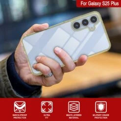 Galaxy S25 Plus Case [Clear Acrylic Series] [Non-Slip] For Galaxy S25 Plus [Yellow] -Phone Vibe Shop 6 ClearMag S25 Plus b3ebeacc 4795 474a 8202 9fc41fd387d7