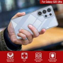 Galaxy S25 Ultra Case [Clear Acrylic Series] [Non-Slip] For Galaxy S25 Ultra [Clear] -Phone Vibe Shop 6 ClearMag S25 Ultra f535196d eec7 4868 bb19 769da0032253