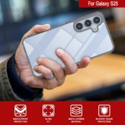 Galaxy S25 Case [Clear Acrylic Series] [Non-Slip] For Galaxy S25 [Grey] -Phone Vibe Shop 6 ClearMag S25 00dabba0 3039 4560 a838 de2d4011e292