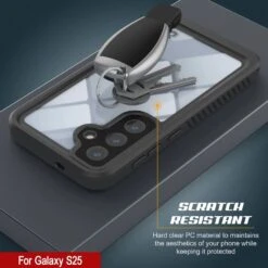 Galaxy S25 Water/ Shockproof [Extreme Series] With Screen Protector Case [White] -Phone Vibe Shop 6 Extreme S25 d9337947 0fbf 4bce a958 23fb89426124