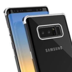 Note 8 Case, Punkcase [BLAZE SERIES] Protective Cover W/ PunkShield Screen Protector [Shockproof] [Slim Fit] For Samsung Galaxy Note 8 [Silver] -Phone Vibe Shop 710TQmmtDNL. SL1500