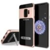 Galaxy S9+ Plus Case, PUNKcase [LUCID 3.0 Series] [Slim Fit] [Clear Back] Armor Cover W/ Integrated Kickstand, Anti-Shock System & PUNKSHIELD Screen Protector For Samsung Galaxy S9+ Plus [Rose Gold] -Phone Vibe Shop 71FCKDTqaFL. SL1500