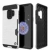 Galaxy S9 Case, PUNKcase [SLOT Series] [Slim Fit] Dual-Layer Armor Cover W/Integrated Anti-Shock System, Credit Card Slot & Screen Protector [White] -Phone Vibe Shop 71H9eD6IPUL. SL1500