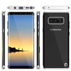 Note 8 Case, Punkcase [BLAZE SERIES] Protective Cover W/ PunkShield Screen Protector [Shockproof] [Slim Fit] For Samsung Galaxy Note 8 [Silver] -Phone Vibe Shop 71L3wa6LSVL. SL1500