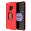 Galaxy S9 PLUS, Punkcase Magnetix Protective TPU Cover W/ Kickstand, Ring Grip Holder & Metal Plate For Magnetic Car Phone Mount PLUS PunkShield Screen Protector For Samsung S9+ Edge [Red] -Phone Vibe Shop 71MO T7OT2L. SL1500