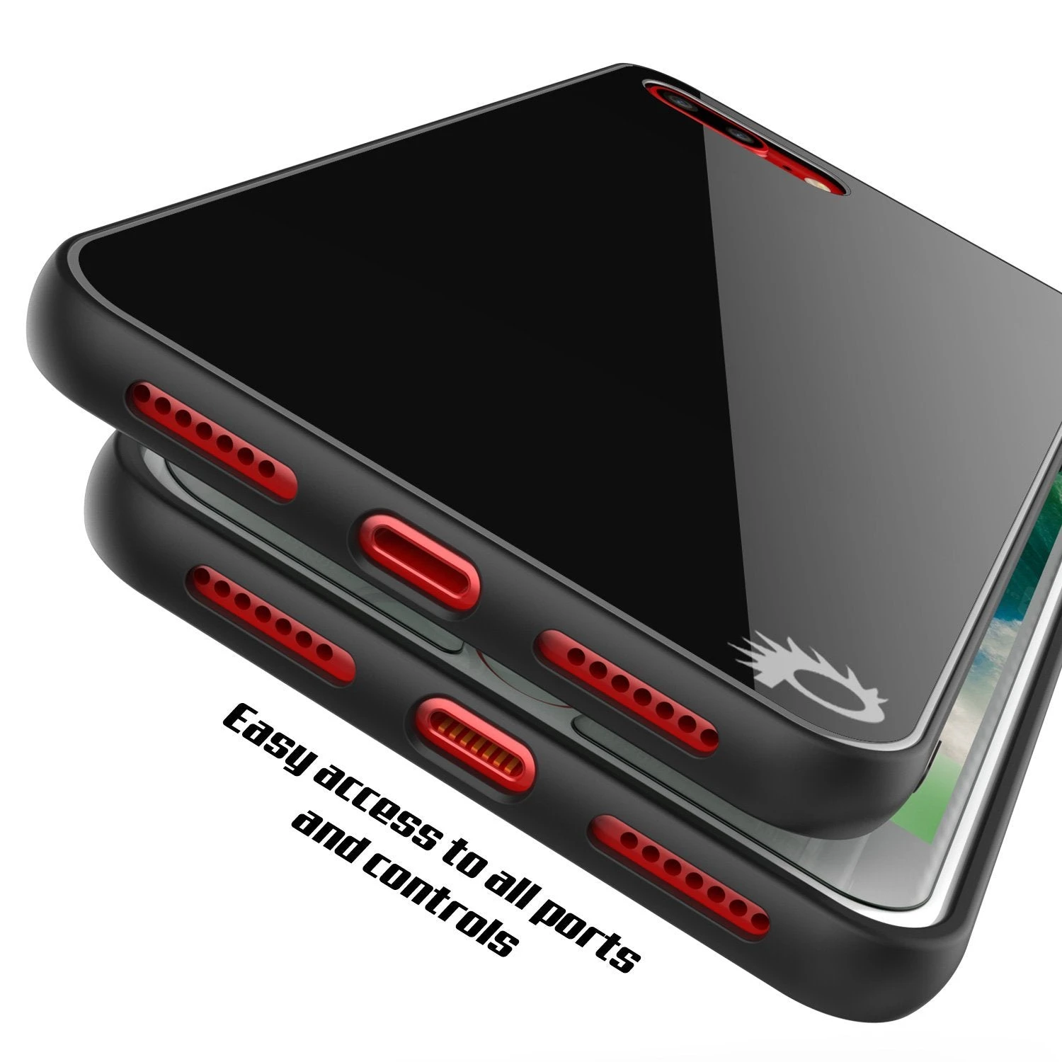 IPhone 8 PLUS Case, Punkcase GlassShield Ultra Thin Protective 9H Full Body Tempered Glass Cover W/ Drop Protection & Non Slip Grip For Apple IPhone 7 PLUS / Apple IPhone 8 PLUS (Black) 8 IPhone 8 PLUS Case, Punkcase GlassShield Ultra Thin Protective 9H Full Body Tempered Glass Cover W/ Drop Protection & Non Slip Grip For Apple IPhone 7 PLUS / Apple IPhone 8 PLUS (Black) - Image 6