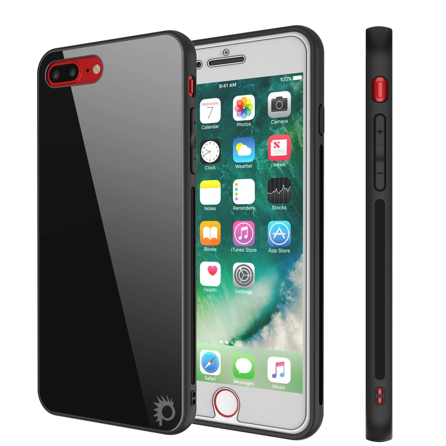 IPhone 8 PLUS Case, Punkcase GlassShield Ultra Thin Protective 9H Full Body Tempered Glass Cover W/ Drop Protection & Non Slip Grip For Apple IPhone 7 PLUS / Apple IPhone 8 PLUS (Black) 3 IPhone 8 PLUS Case, Punkcase GlassShield Ultra Thin Protective 9H Full Body Tempered Glass Cover W/ Drop Protection & Non Slip Grip For Apple IPhone 7 PLUS / Apple IPhone 8 PLUS (Black)