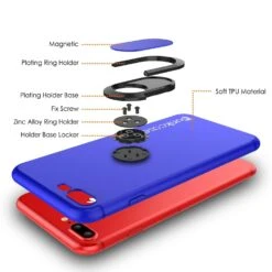 IPhone 8 PLUS Case, Punkcase Magnetix Protective TPU Cover W/ Kickstand, Tempered Glass Screen Protector [Blue] -Phone Vibe Shop 71ah kQFX3L. SL1500 20132158 b2db 46a2 be12 e5506628f7b9