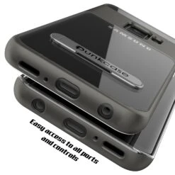 Galaxy S9 Case, PUNKcase [LUCID 3.0 Series] [Slim Fit] [Clear Back] Armor Cover W/ Integrated Kickstand, Anti-Shock System & PUNKSHIELD Screen Protector For Samsung Galaxy S9 [Grey] -Phone Vibe Shop 71eVAEbCtiL. SL1500