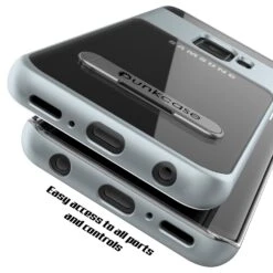 Galaxy S9 Case, PUNKcase [LUCID 3.0 Series] [Slim Fit] [Clear Back] Armor Cover W/ Integrated Kickstand, Anti-Shock System & PUNKSHIELD Screen Protector For Samsung Galaxy S9 [Silver] -Phone Vibe Shop 71oNAU 82aL. SL1500
