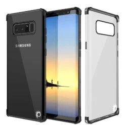 Note 8 Case, Punkcase [BLAZE SERIES] Protective Cover W/ PunkShield Screen Protector [Shockproof] [Slim Fit] For Samsung Galaxy Note 8 [Black]