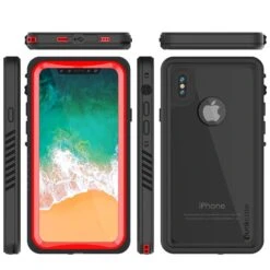 IPhone XS Max Waterproof Case, Punkcase [Extreme Series] Armor Cover W/ Built In Screen Protector [Clear] -Phone Vibe Shop 71x13GtPzZL. SL1500