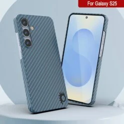 Punkcase Galaxy S25 Carbon Fiber Case [AramidShield Series] Ultra Slim & Light Kevlar [Blue] -Phone Vibe Shop 7 Carbon S25 a0ead9e0 5080 4b4d 840b 360c4fafc83f