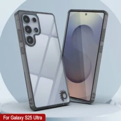 Galaxy S25 Ultra Case [Clear Acrylic Series] [Non-Slip] For Galaxy S25 Ultra [Black] -Phone Vibe Shop 7 ClearMag S25 Ultra