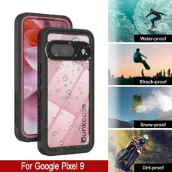Google Pixel 9Waterproof Case, Punkcase [Extreme Series] Armor Cover W/ Built In Screen Protector [Pink] -Phone Vibe Shop 7 Extreme Google Pixel 9 24f4a57f 8462 41de 9bf0 0818e27a2994