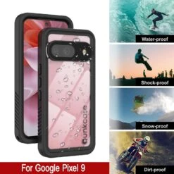 Google Pixel 9Waterproof Case, Punkcase [Extreme Series] Armor Cover W/ Built In Screen Protector [Black] -Phone Vibe Shop 7 Extreme Google Pixel 9 4409d739 d939 4b3c a863 dcdb7b971404