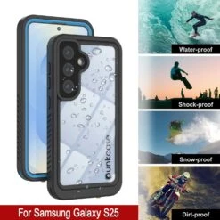 Galaxy S25 Water/ Shockproof [Extreme Series] With Screen Protector Case [Navy Blue] -Phone Vibe Shop 7 Extreme S25 29ce2c5f 02cf 4151 978b 2226cc767ca6