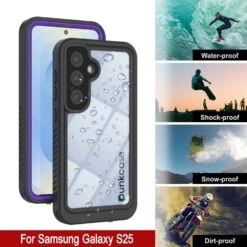 Galaxy S25 Water/ Shockproof [Extreme Series] With Screen Protector Case [Purple] -Phone Vibe Shop 7 Extreme S25 feef9d19 7d32 4cef 927d 8a5221cf4a60