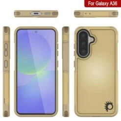 PunkCase Galaxy A36 Case, [Spartan 2.0 Series] Clear Rugged Heavy Duty Cover [Yellow] -Phone Vibe Shop 7 Spartan 2 A36 60d215ac 9944 44ed b4fc 3ce83608c776