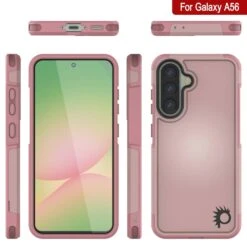 PunkCase Galaxy A56 Case, [Spartan 2.0 Series] Clear Rugged Heavy Duty Cover [Pink] -Phone Vibe Shop 7 Spartan 2 A56 58c94e5e a9e0 4d55 9c47 2456386f8239