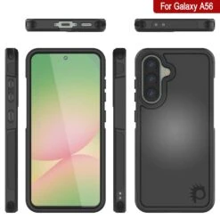 PunkCase Galaxy A56 Case, [Spartan 2.0 Series] Clear Rugged Heavy Duty Cover [Black] -Phone Vibe Shop 7 Spartan 2 A56 82f88b49 b814 4704 9884 7da31ccec4e0