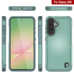 PunkCase Galaxy A56 Case, [Spartan 2.0 Series] Clear Rugged Heavy Duty Cover [Teal] -Phone Vibe Shop 7 Spartan 2 A56 ca28e20f c2cf 47aa bffe e100f92771f9