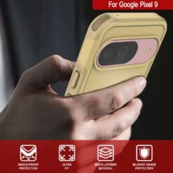 PunkCase Google Pixel 9 Case, [Spartan 2.0 Series] Clear Rugged Heavy Duty Cover W/Built In Screen Protector [Yellow] -Phone Vibe Shop 7 Spartan 2 Pixel 9 5f4c5bd4 bf3d 41af a7a6 5479015b4147