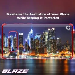 Note 8 Case, Punkcase [BLAZE SERIES] Protective Cover W/ PunkShield Screen Protector [Shockproof] [Slim Fit] For Samsung Galaxy Note 8 [Red] -Phone Vibe Shop 81 kfuZTCML. SL1500