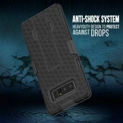 Punkcase Galaxy Note 8 Case, With PunkShield Glass Screen Protector, Holster Belt Clip & Built-In Kickstand Non-Slip Dual Layer Hybrid TPU Full Body Protection For Samsung Note 8 [Black] -Phone Vibe Shop 81Dhvm8tEQL. SL1500