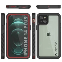 IPhone 14 Plus Waterproof Case, Punkcase [Extreme Series] Armor Cover W/ Built In Screen Protector [Red] -Phone Vibe Shop 8 00eaa8be c735 4e5a 96d8 8964505c849b