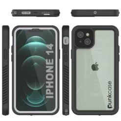 IPhone 14 Waterproof Case, Punkcase [Extreme Series] Armor Cover W/ Built In Screen Protector [White] -Phone Vibe Shop 8 20960328 65a8 4321 bdbc 1789c0ea44dd