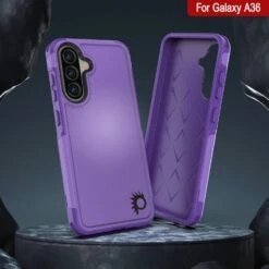 PunkCase Galaxy A36 Case, [Spartan 2.0 Series] Clear Rugged Heavy Duty Cover [Purple] -Phone Vibe Shop 8 Spartan 2 A36 0638ea7f 6935 4513 ae41 aa3ef0e16e4c