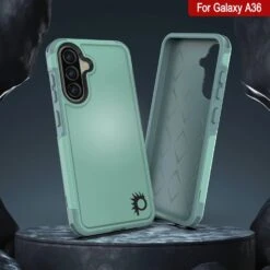 PunkCase Galaxy A36 Case, [Spartan 2.0 Series] Clear Rugged Heavy Duty Cover [Teal] -Phone Vibe Shop 8 Spartan 2 A36 1339a2b4 7b1b 45f7 8f69 fa0b258bc98f
