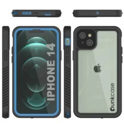 IPhone 14Waterproof Case, Punkcase [Extreme Series] Armor Cover W/ Built In Screen Protector [Light Blue] -Phone Vibe Shop 8 c7487962 ffa7 4f5d 9e46 0fb05ba69415