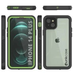 IPhone 14 Plus Waterproof Case, Punkcase [Extreme Series] Armor Cover W/ Built In Screen Protector [Light Green] -Phone Vibe Shop 8 d776e597 252f 4aa3 8d50 32fe77d33fd3