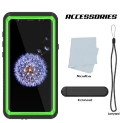 Galaxy S9 PLUS Waterproof Case, Punkcase [Extreme Series] [Slim Fit] [IP68 Certified] [Shockproof] [Snowproof] [Dirproof] Armor Cover W/ Built In Screen Protector For Samsung Galaxy S9+ [Light Green] -Phone Vibe Shop Accessories Extreame Case Galaxy S9 a26f7ab1 e5d4 430a ad8c af1b7d3c4aaa