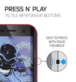 Galaxy S7 EDGE Waterproof Case, Ghostek Atomic 2.0 Red Shock/Dirt/Snow Proof | Lifetime Warranty -Phone Vibe Shop Atomic SamsungS7edge Buttons Red