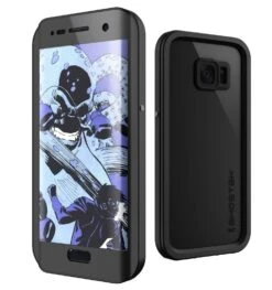 Galaxy S7 EDGE Waterproof Case, Ghostek® Atomic 2.0 BlackShock/Dirt/Snow Proof | Lifetime Warranty