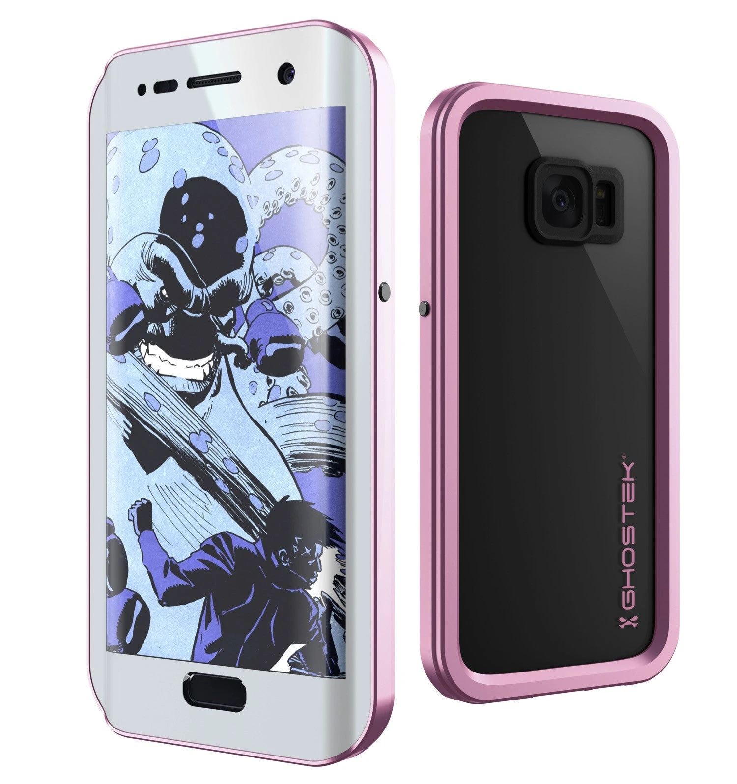 Galaxy S7 EDGE Waterproof Case, Ghostek Atomic 2.0 Pink Shock/Dirt/Snow Proof | Lifetime Warranty 3 Galaxy S7 EDGE Waterproof Case, Ghostek Atomic 2.0 Pink Shock/Dirt/Snow Proof | Lifetime Warranty