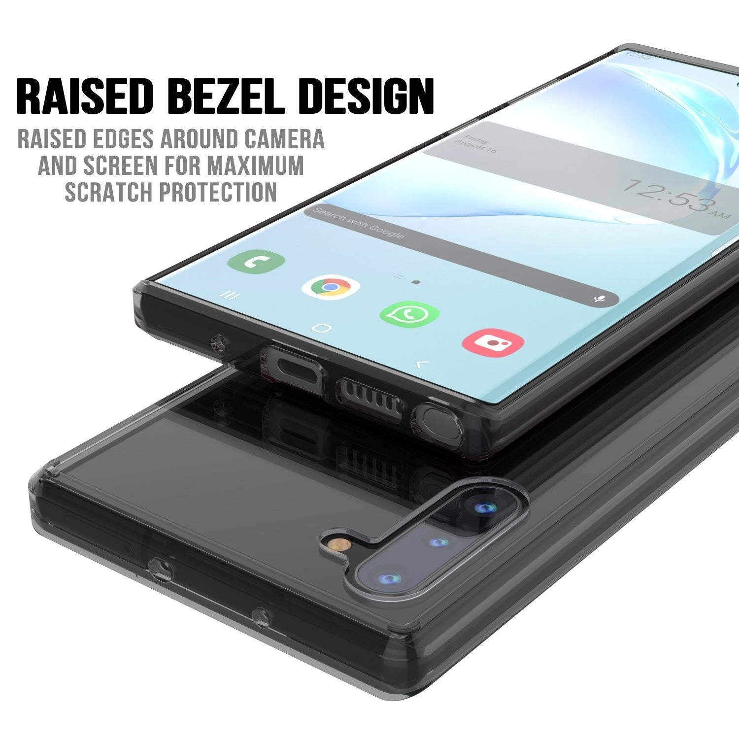 Galaxy Note 20 Punkcase Lucid-2.0 Series Slim Fit Armor Crystal Black Case Cover 5 Galaxy Note 20 Punkcase Lucid-2.0 Series Slim Fit Armor Crystal Black Case Cover - Image 3