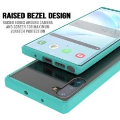 Galaxy Note 10 Punkcase Lucid-2.0 Series Slim Fit Armor Teal Case Cover -Phone Vibe Shop Bezel Lucid 2 Galaxy Note 10 742a53d9 75b5 49d6 b0cc b56f5b7cb524