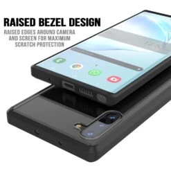 Galaxy Note 20 Punkcase Lucid-2.0 Series Slim Fit Armor Black Case Cover -Phone Vibe Shop Bezel Lucid 2 Galaxy Note 10 d295c021 1eb9 45cf 8ce0 28abd265503e