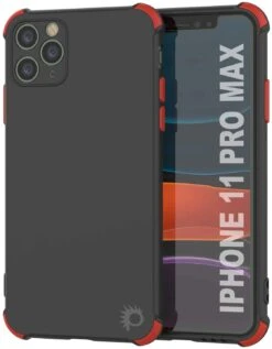 Punkcase Protective & Lightweight TPU Case [Sunshine Series] For IPhone 11 Pro Max [Black]