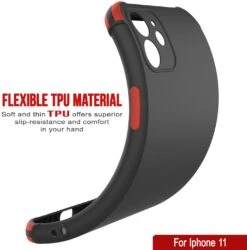 Punkcase Protective & Lightweight TPU Case [Sunshine Series] For IPhone 11 [Black] -Phone Vibe Shop Black 03 d8cee56f a8b0 41ac 9449 b9f9e7156867