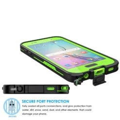 Galaxy S6 Waterproof Case, Punkcase SpikeStar Light Green Water/Shock/Dirt Proof | Lifetime Warranty -Phone Vibe Shop C Users Default 5171d8fc f593 44fd a818 e16f7d90a4ec
